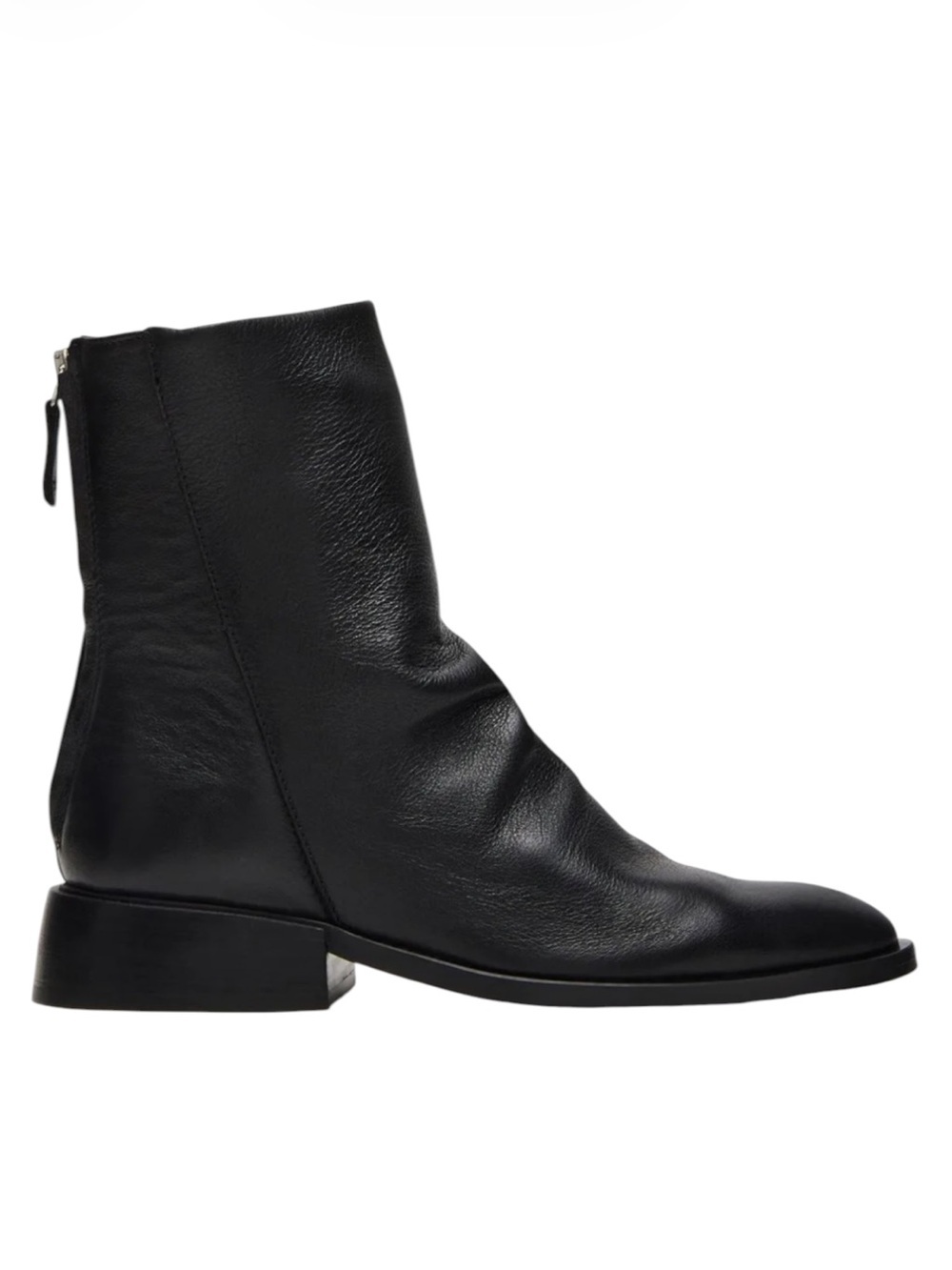 Steve Madden Nexie Black Leather Slouchy Boots Size 10 NEW